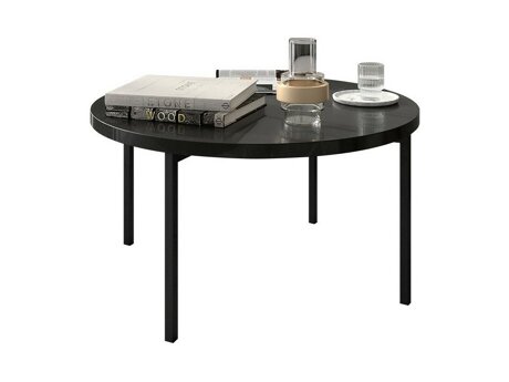 Salontafel Providence 178 (Glanzend zwart + Zwart)