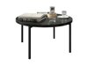 Salontafel Providence 178 (Glanzend zwart + Zwart)