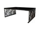 Table basse Germantown 108 (Noir brillant + Noir mat)