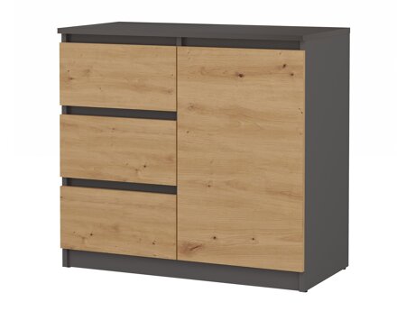 Kommode Elbvelu 110 (Antracit + Artisan eg)