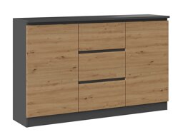 Скрин Elbvelu 112 (Антрацит + Artisan дъб)