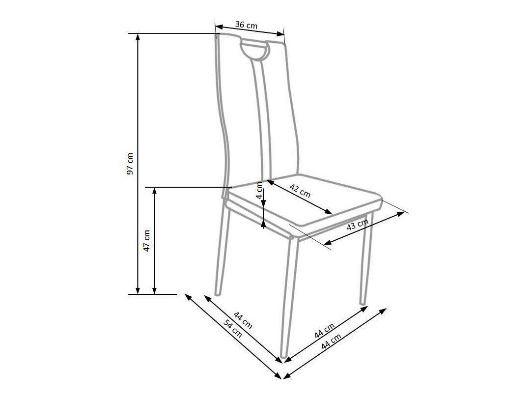 Stol Houston 252 (Sort)