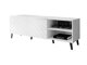 TV-meubel Charlotte 144 (Wit + Glanzend wit)