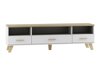 TV-meubel Larfloi 109 (Wit + Sonoma eik)
