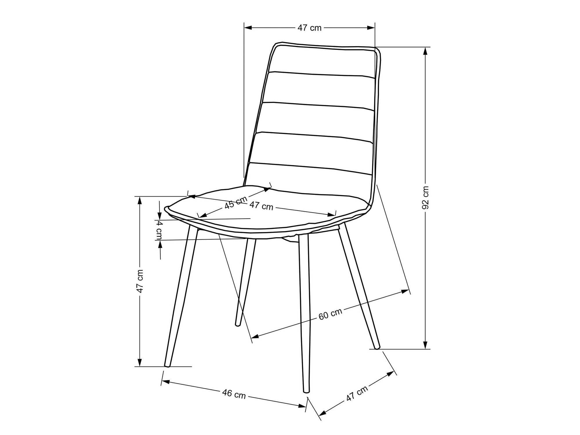 Stol Houston 1639 (Grå)