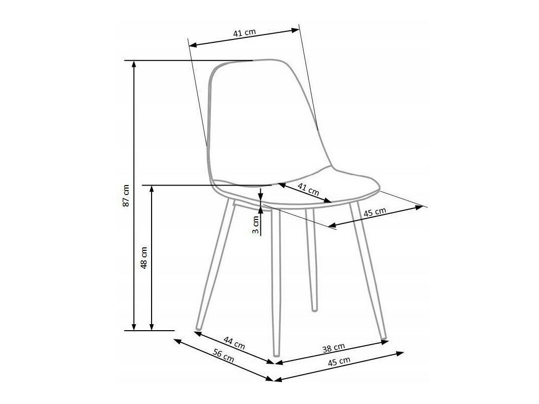 Stol Houston 983 (Mørkeblå)