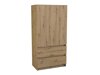Kledingkast Elbvelu 116 (Artisan eiken)