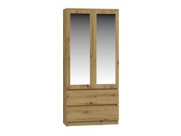 Kledingkast Elbvelu 116 (Artisan eiken)
