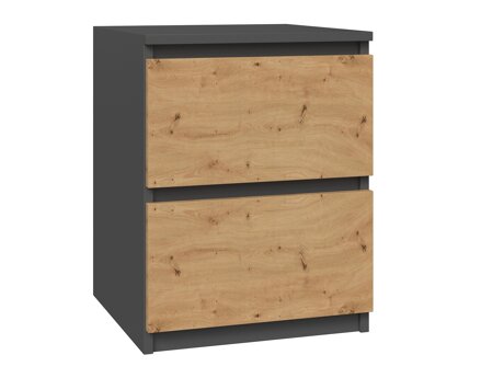 Sengebord Elbvelu 120 (Antracit + Artisan eg)