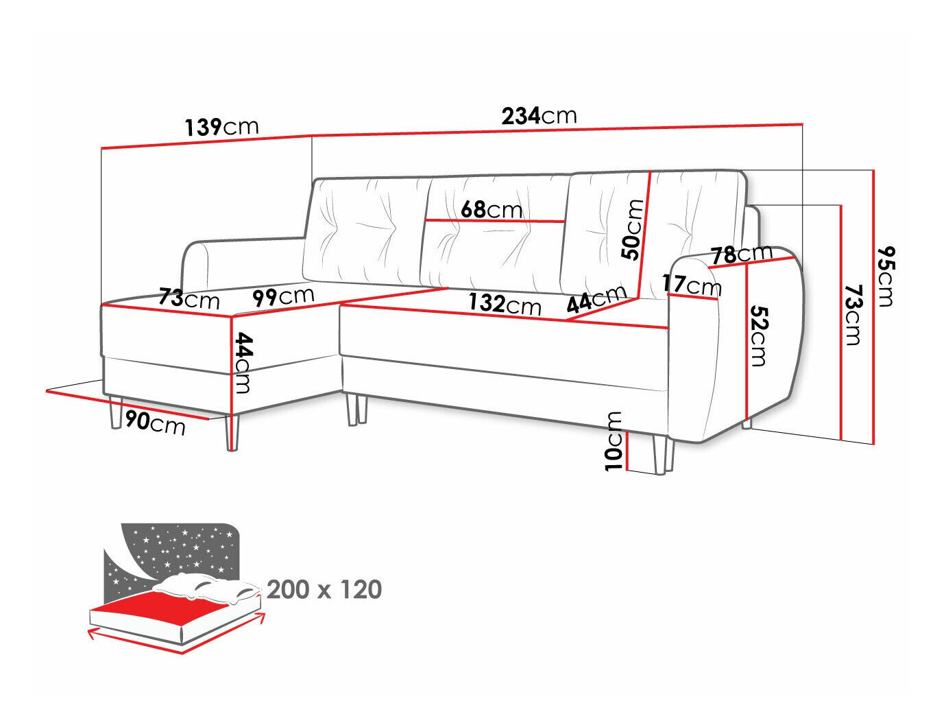 Hjørnesofa Memphis 109 (Itaka 33)