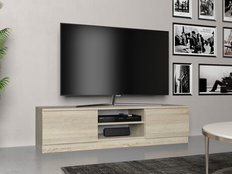 TV-állvány Elbvelu 125 (Sonoma tölgy)