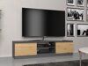 TV-bord Elbvelu 125 (Antracit + Artisan eg)