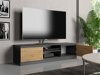 TV-Möbel Elbvelu 125 (Anthrazit + Artisan Eichenholzoptik)