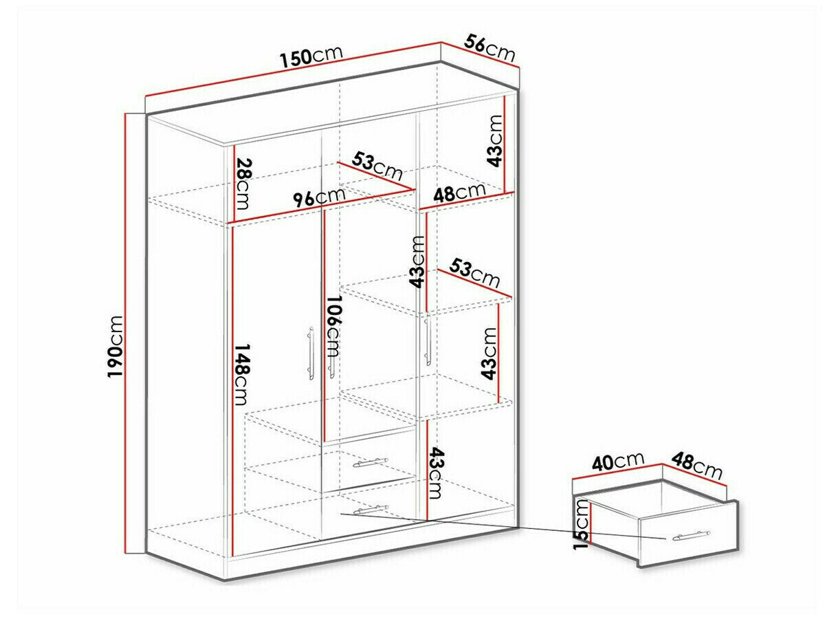 Garderobeskab Cavmero 102 (Artisan eg)