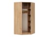 Hoekkledingkast Cavmero 106 (Artisan eiken)
