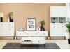 TV-meubel Etliva 105 (Wit + Zwart)