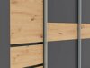 Skapis Boston 540 (Artisan ozols + Grafīts)