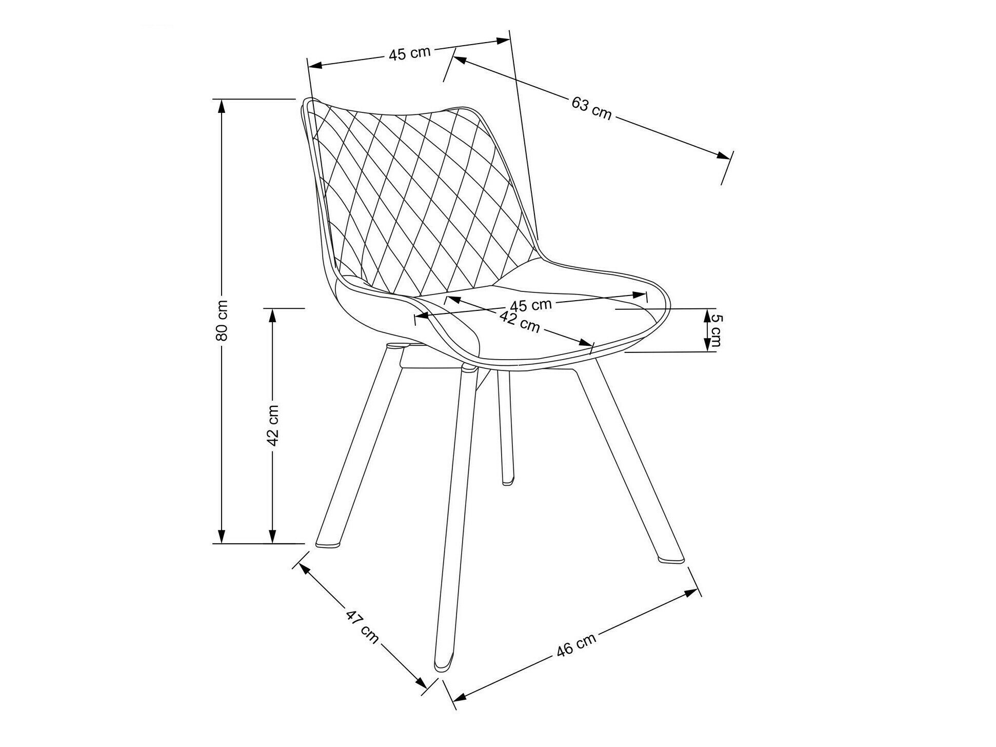 Stol Houston 1442 (Grå)
