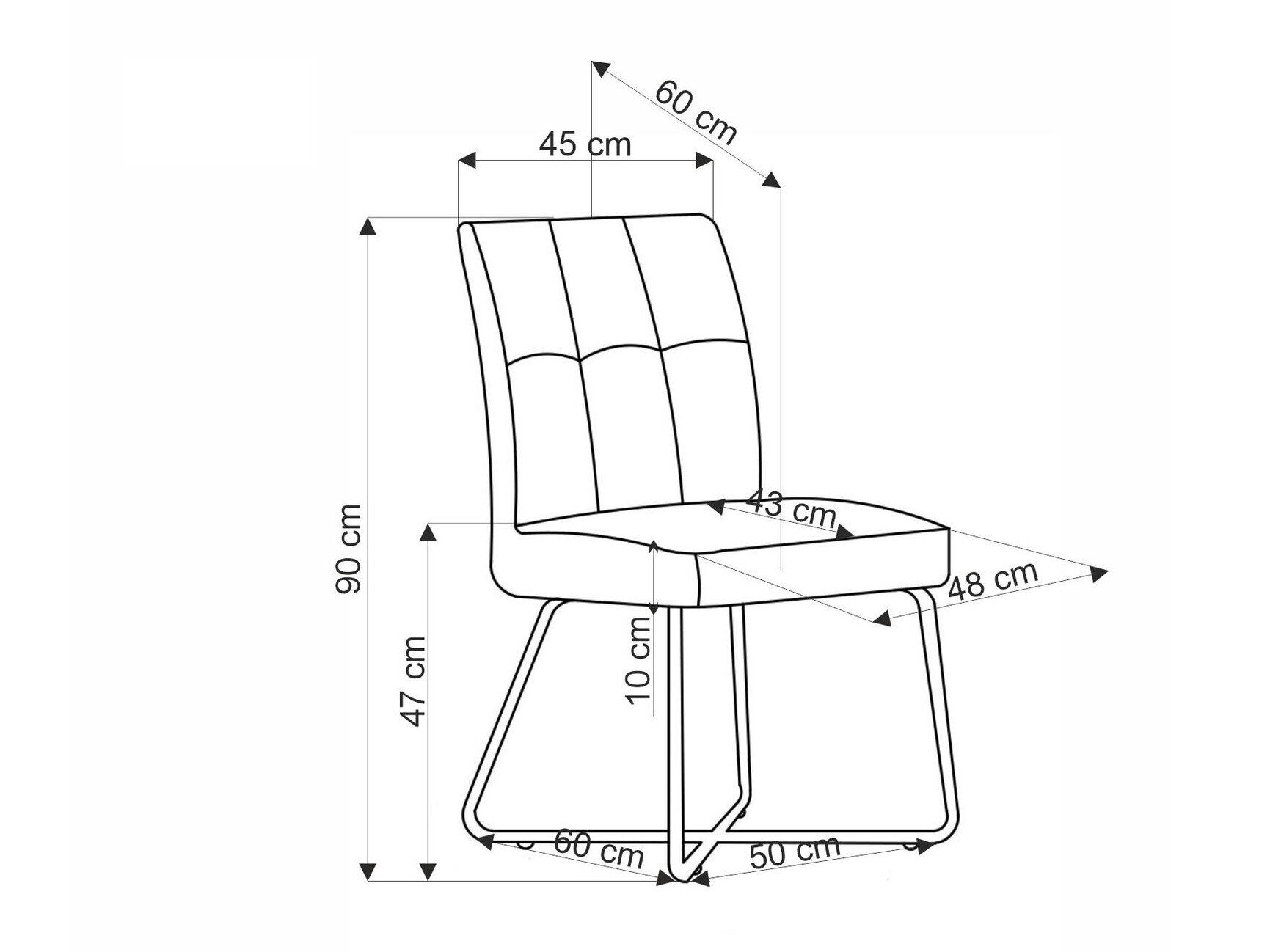Stol Houston 1674 (Grå)