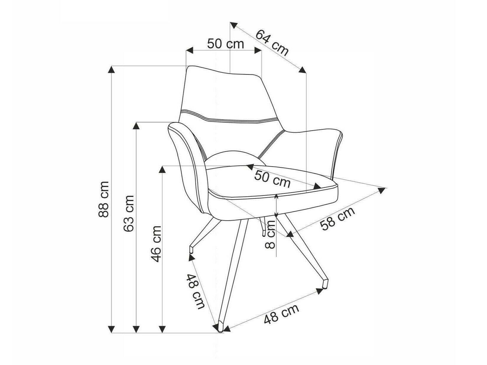 Stol Houston 1675 (Beige)