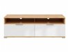 TV-bord Tivetra 109 (Artisan eg + Glansfuld hvid)