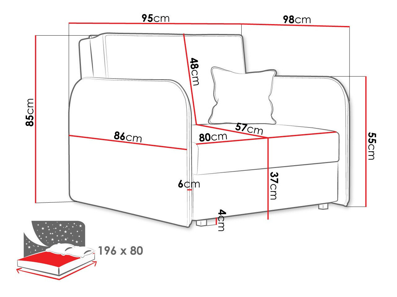 Lænestol Lirael I (Again 85)