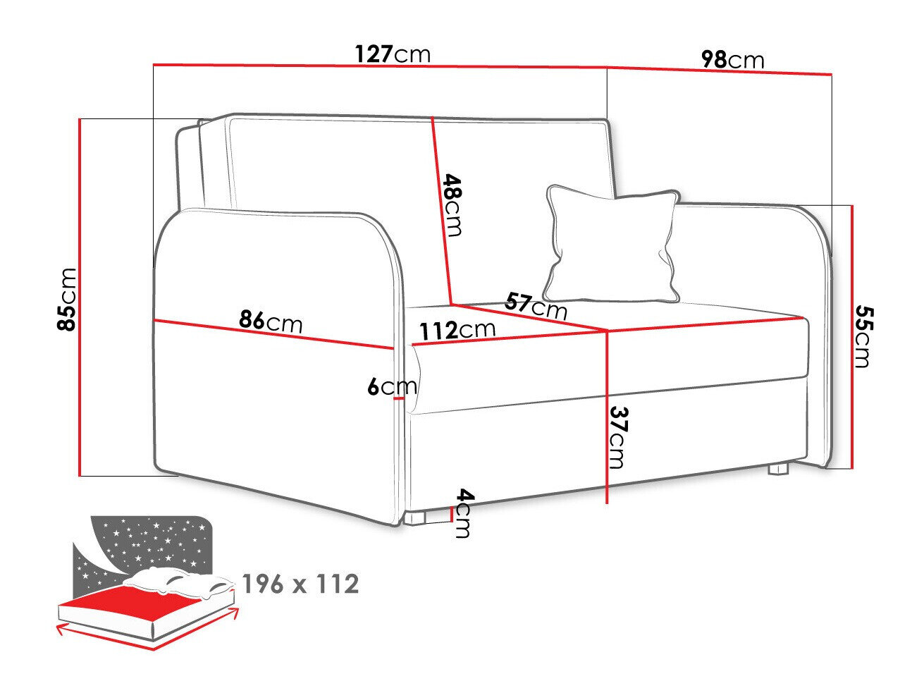 Sovesofa Lirael II (Again 11)
