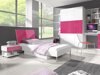 Sengebord Salmere 103 (Hvid + Glossy pink)