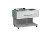 Table de chevet Campus (Blanc + Blanc brillant)