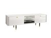 TV-meubel Merced 110 (Wit + Glanzend wit)