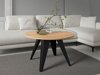 Salontafel Oswego 116 (Zwart + Ambachtelijke gouden eik)