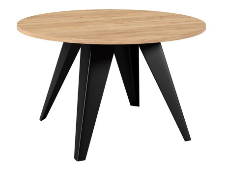 Salontafel Oswego 116 (Zwart + Ambachtelijke gouden eik)
