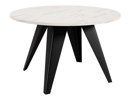 Salontafel Oswego 116 (Zwart + Wit marmer)