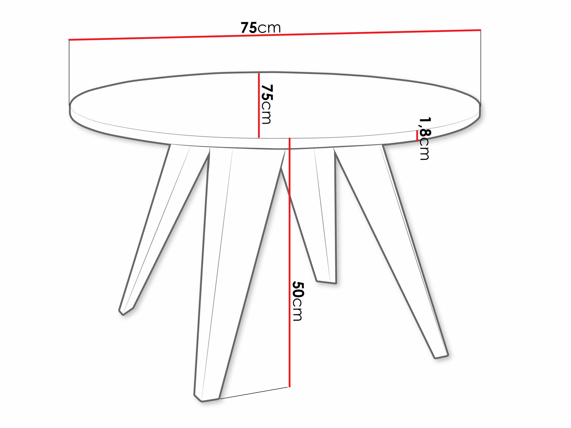 Sofabord Oswego 116 (Sort + Hvid marmor)