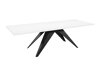 Table Oswego 113 (Noir + Chêne doré artisanal)
