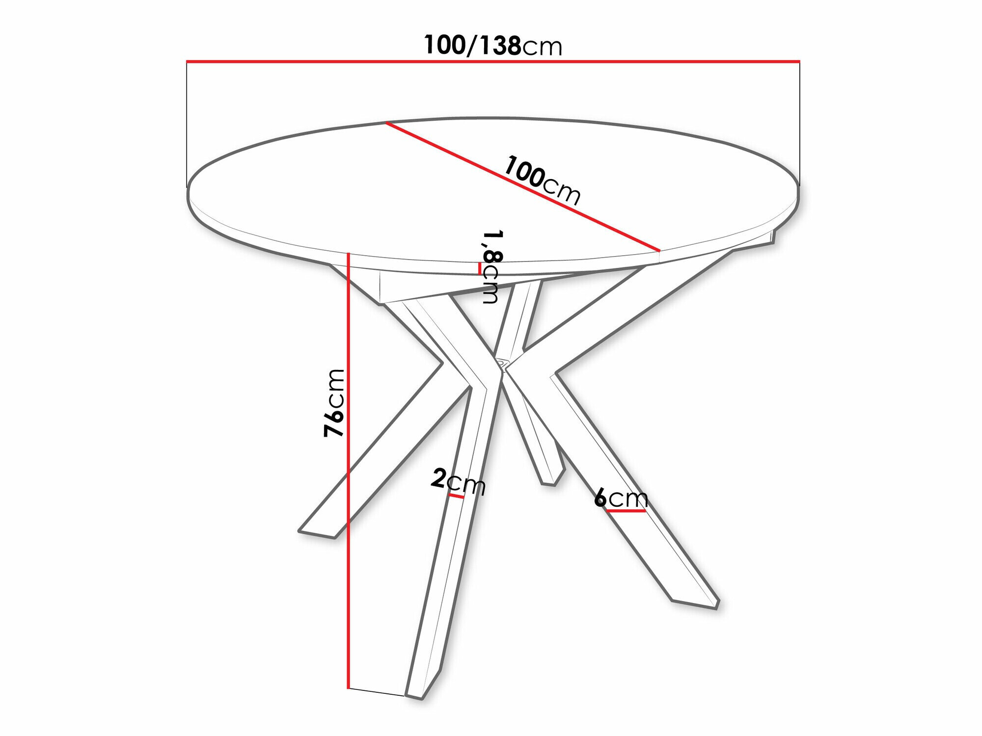 Tafel Oswego 112 (Zwart + Lancelot-eik)