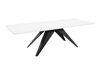 Tafel Oswego 113 (Zwart + Wit marmer)