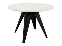 Tafel Oswego 114 (Zwart + Wit marmer)