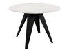 Tafel Oswego 114 (Zwart + Wit marmer)
