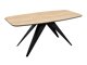 Tafel Oswego 115 (Zwart + Ambachtelijke gouden eik)