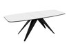Tafel Oswego 115 (Zwart + Ambachtelijke gouden eik)