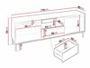 TV-bord Comfivo Delruva 103 (Sort)