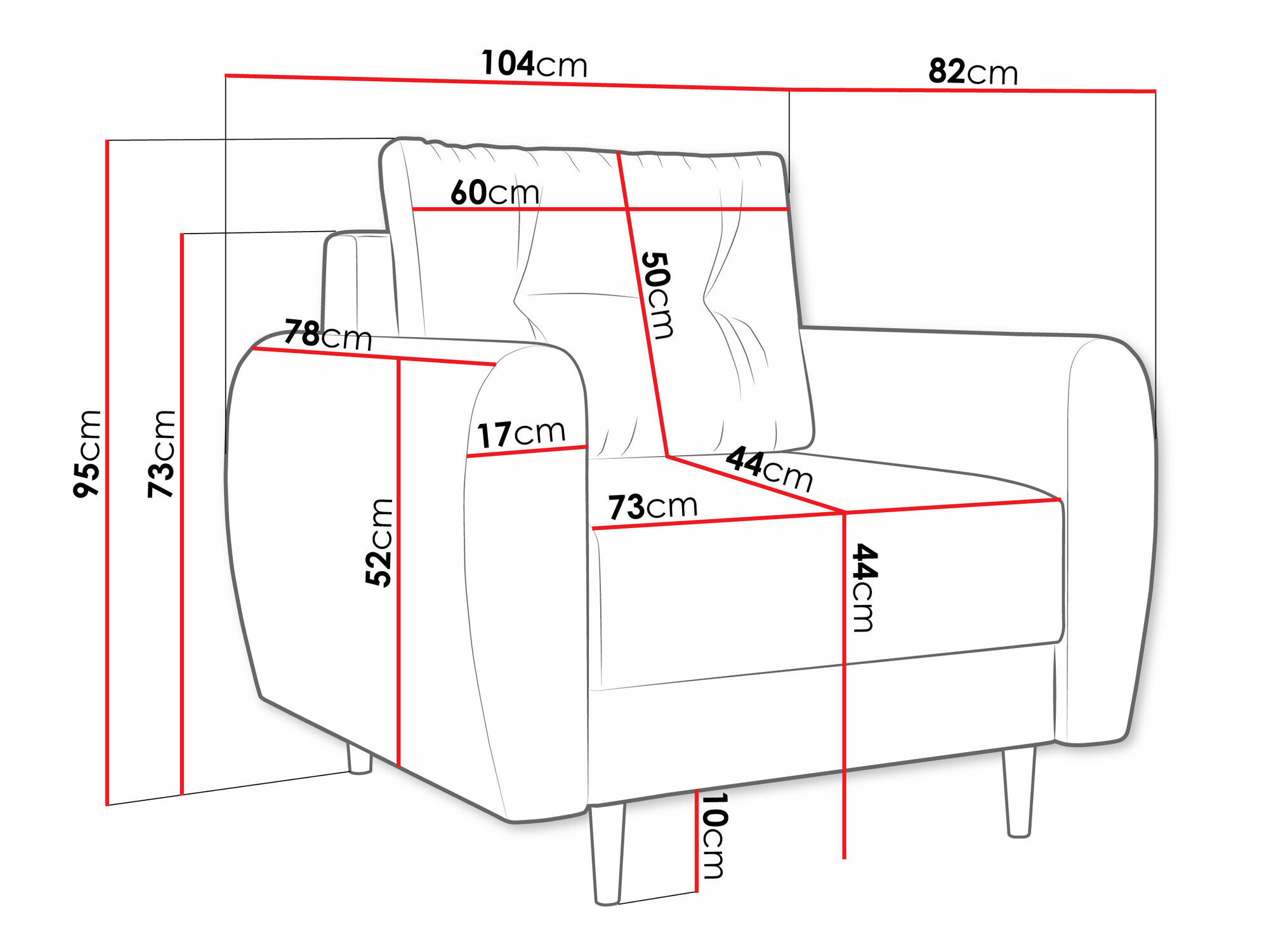 Lænestol Memphis 144 (Itaka 33)