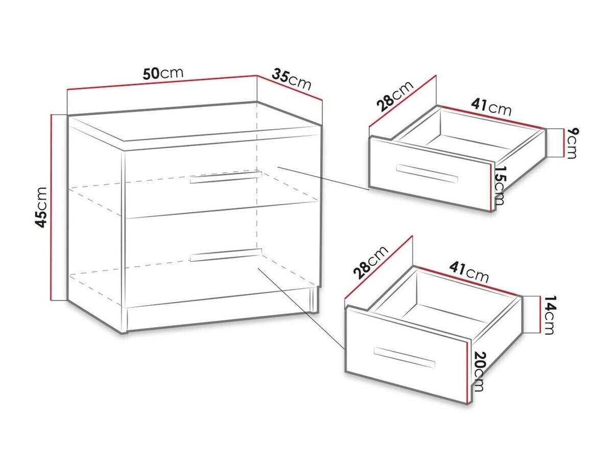 Sengebord Catromi 103 (Kloster eg)