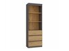 Boekenkast Mandeville 246 (Antraciet + Artisan eiken)