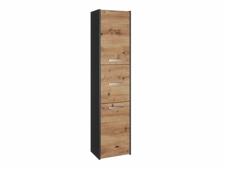 Álló fürdőszoba szekrény Mandeville 251 (Antracit + Artisan tölgy)