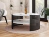 Diivanilaud Civer (Must + Valge marmor)
