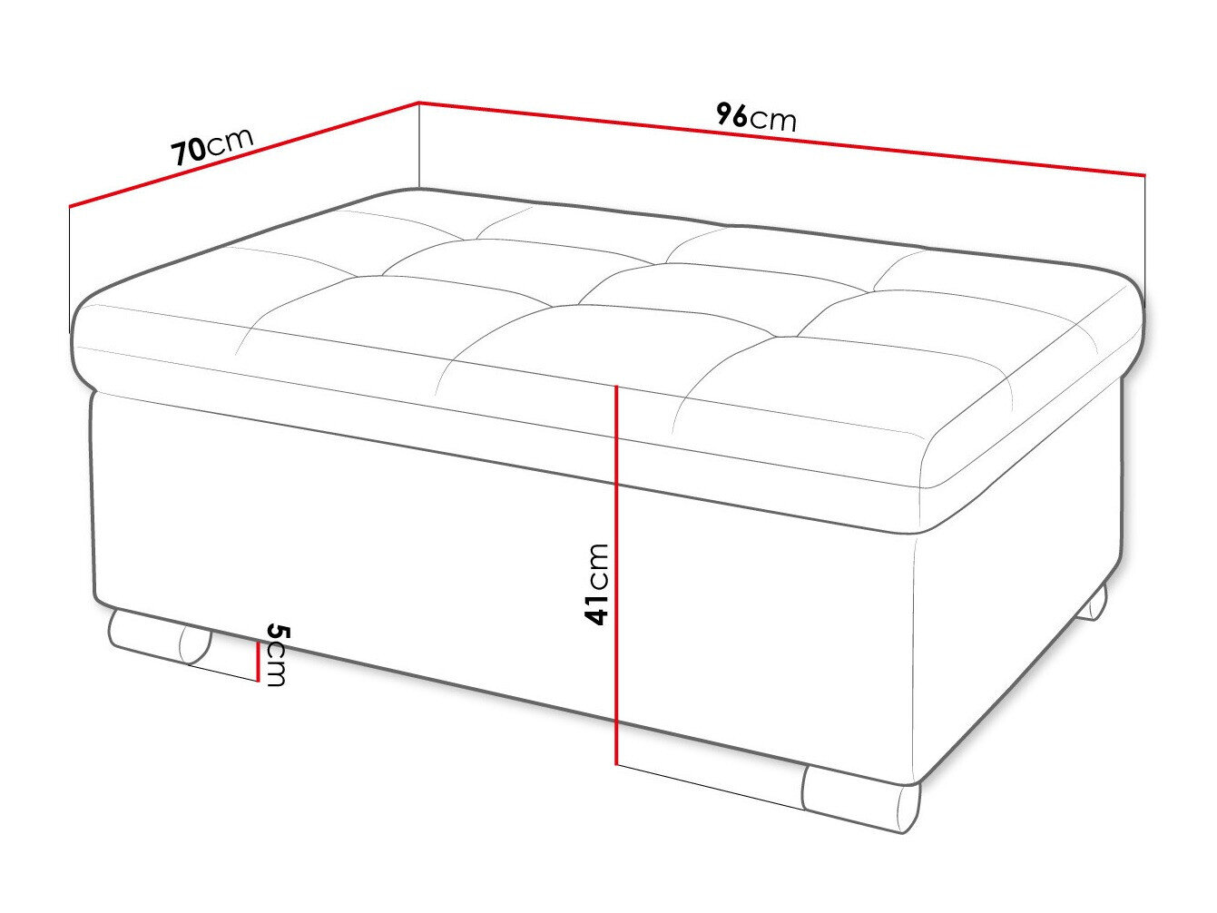 Polstret bænk Comfivo Gemma I (Velo 625)