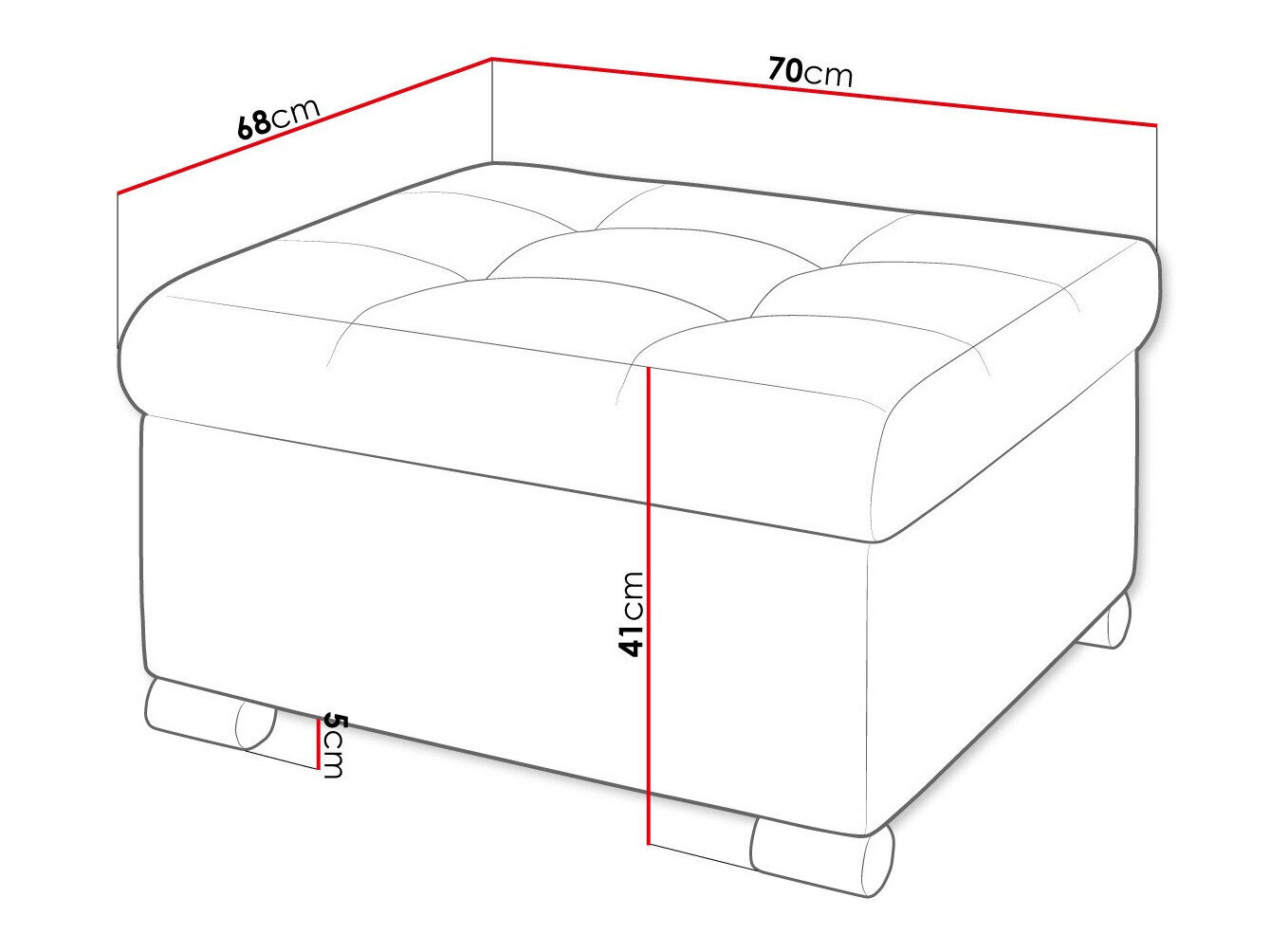 Puf Comfivo 115 (Velo 631)