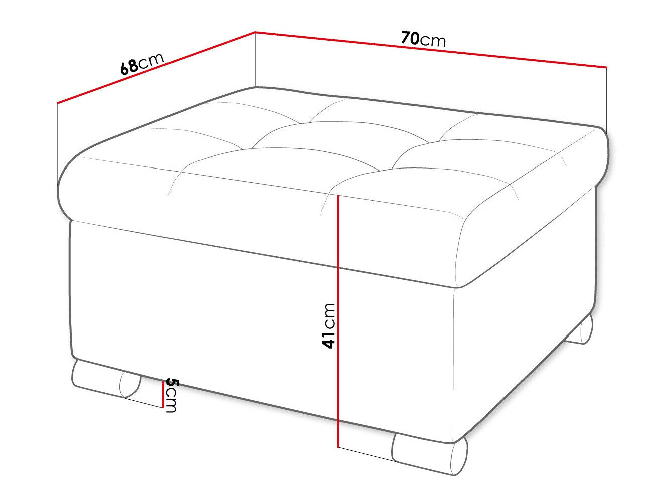 Puf Comfivo Gemma (Velo 625)